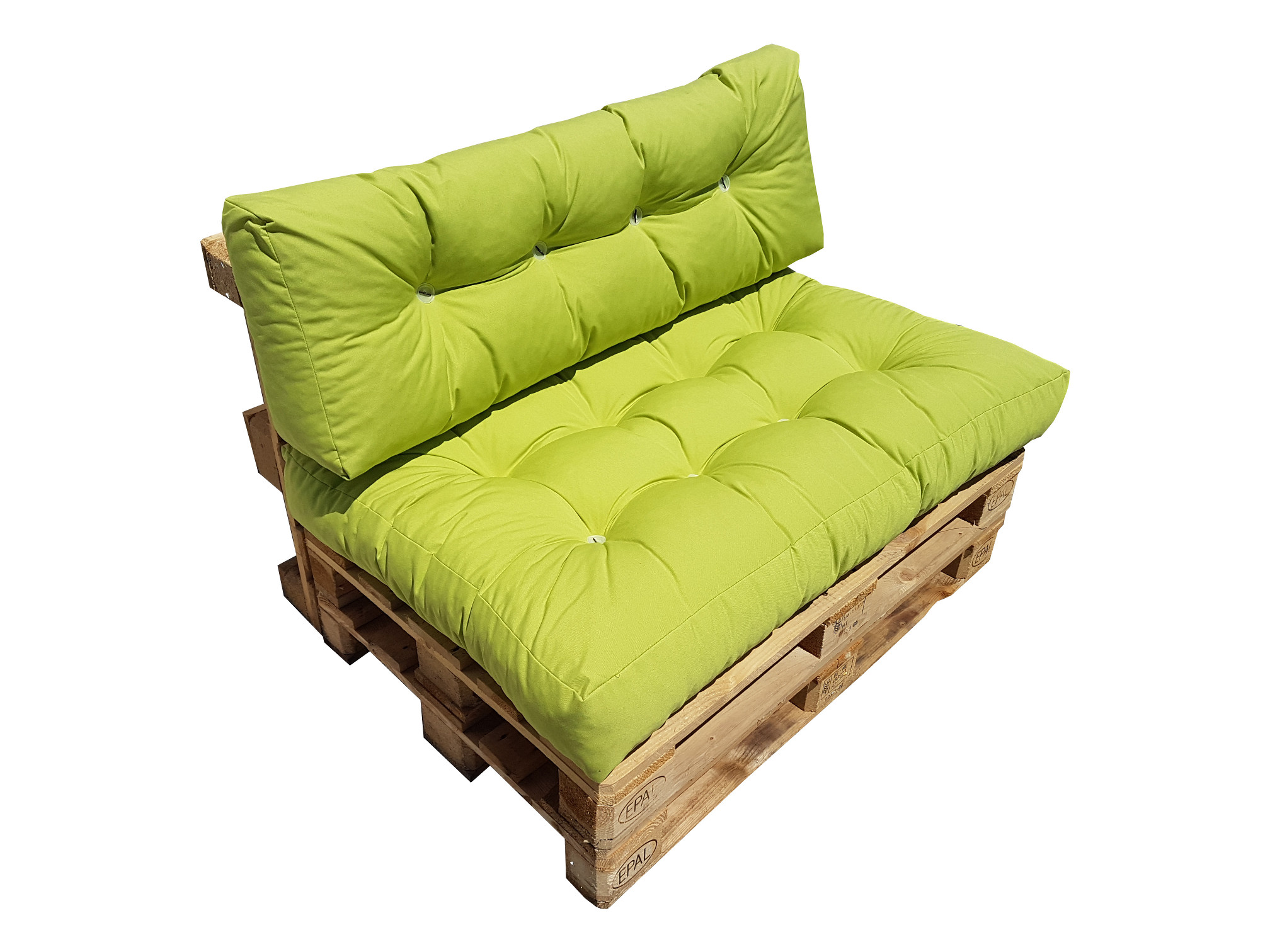 Set polstrování na pohovku z palet 120 x 80 cm